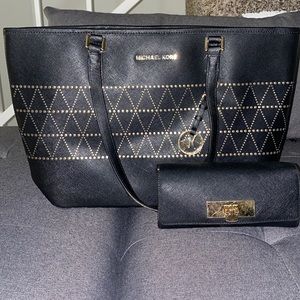 Michael Kors black satchel